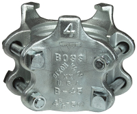 6 bolt 3 finger boss clamp_B45