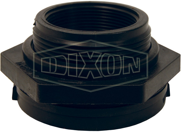 Dixon 62948 1 FNPT Bolted Bulkhead Fitting Without Gasket 1 ID Stainless Steel